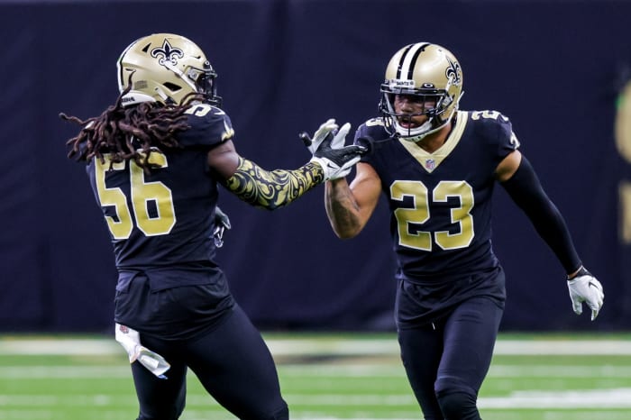 Demario Davis and Marshon Lattimore